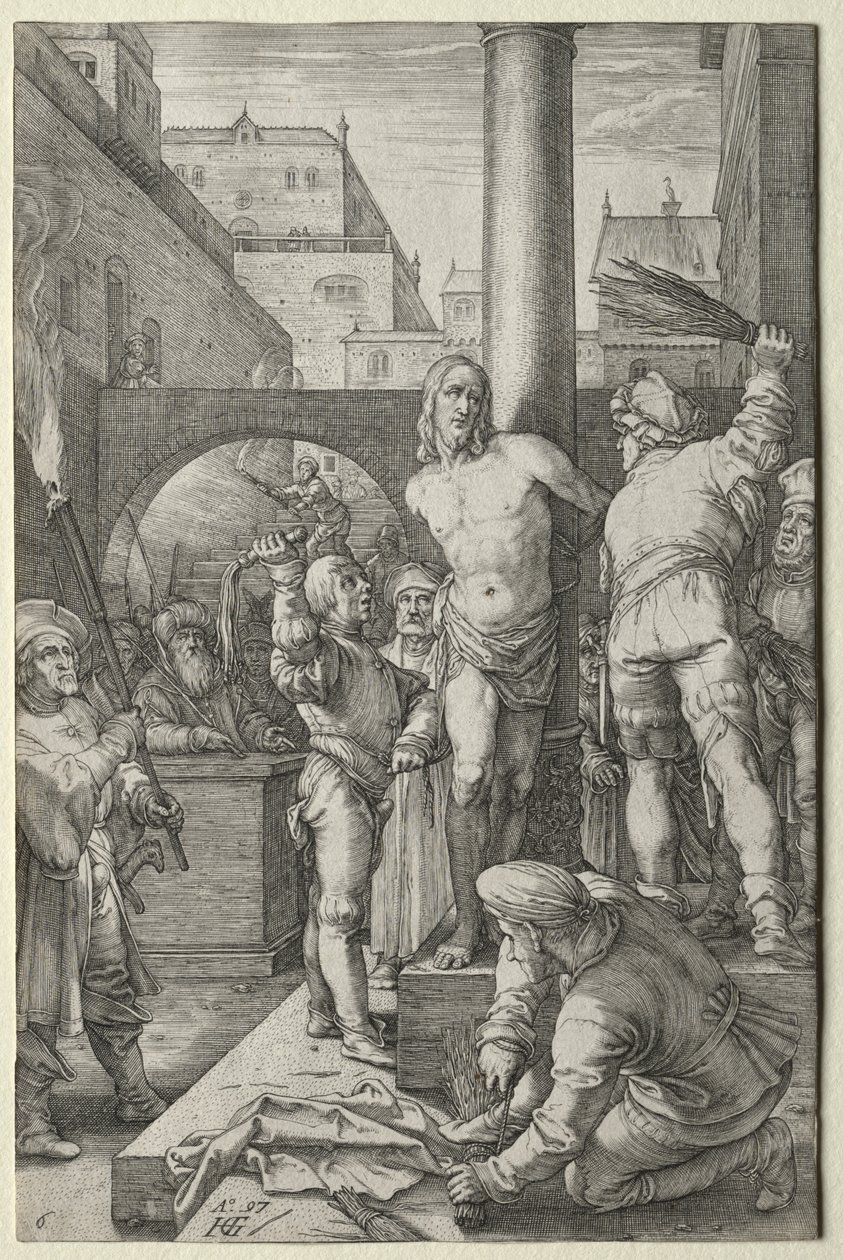 Passionen: Flagglingen av Hendrick Goltzius