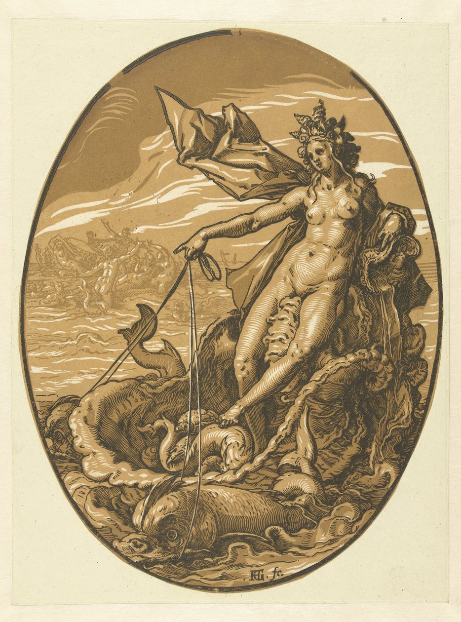 thetis Gods and Goddesses (serietitel) av Hendrick Goltzius