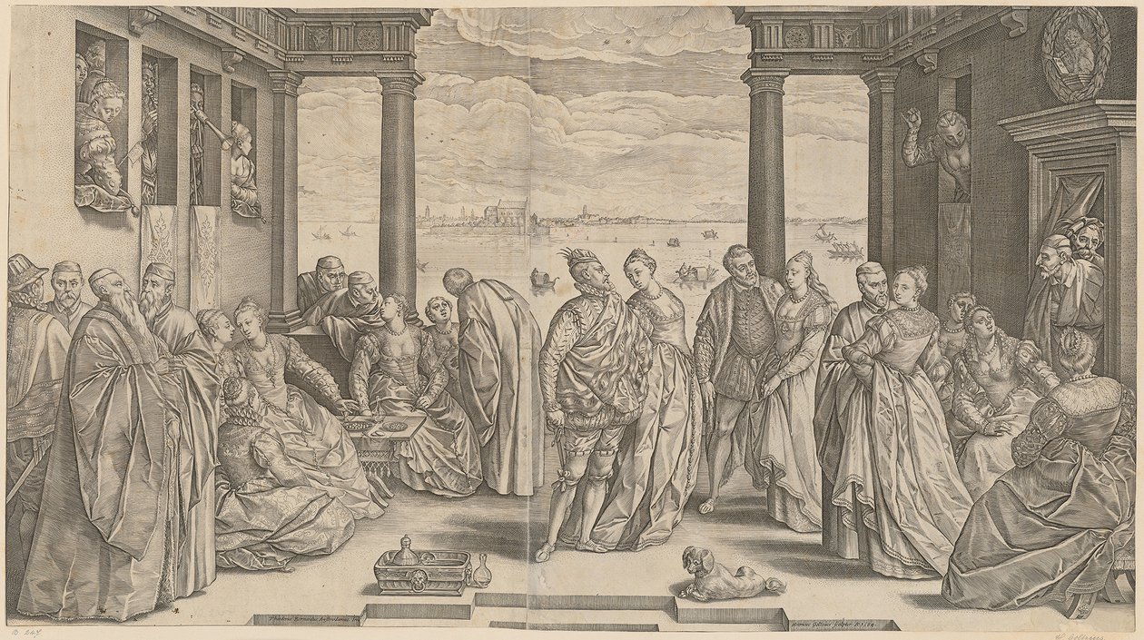 Venedigbröllop av Hendrick Goltzius
