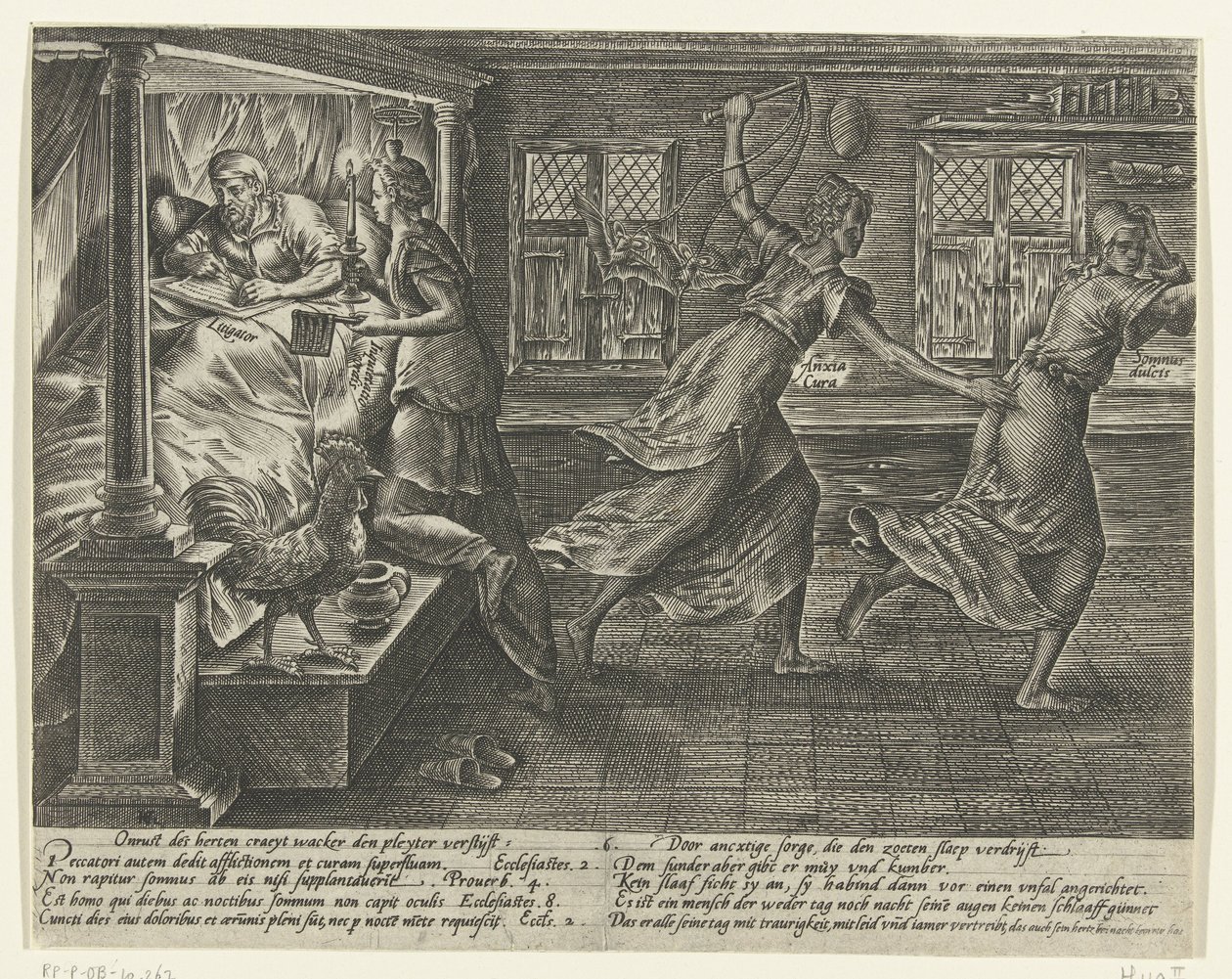Den som processar har sömnlösa nätter Missbruk av tvister (serietitel) av Hendrick Goltzius