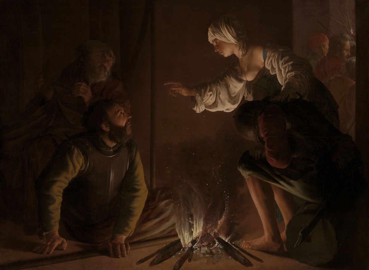 Sankt Peters förnekelse av Hendrick Jansz Terbrugghen