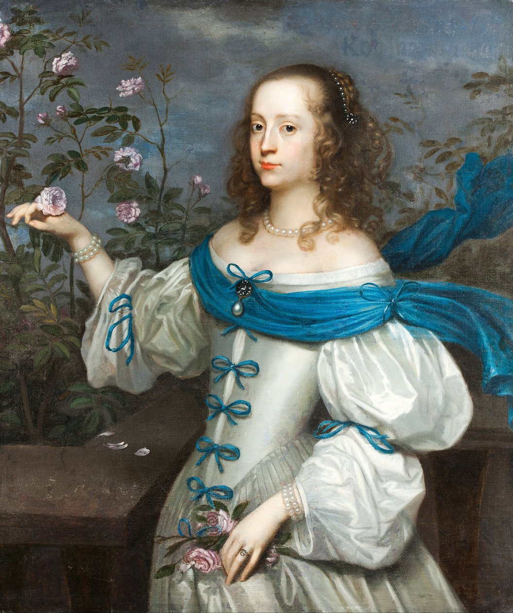 Grevinnan Beata Elisabeth von Königsmarck, ca 1654 (olja på duk) av Hendrick Munnichhoven