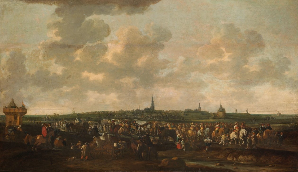 Spanska ockupationstruppers avgång från Breda den 10 oktober 1637 av Hendrick de Meijer