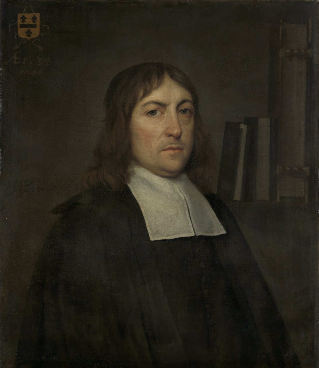 Porträtt av Barend Hakvoort (1652-1735) av Hendrick ten Oever