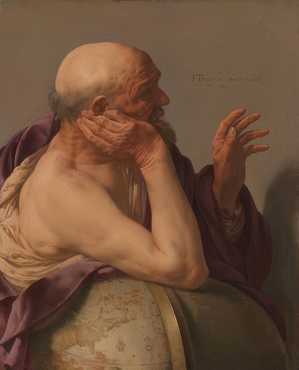 Herakleitos. 1628 av Hendrick ter Brugghen