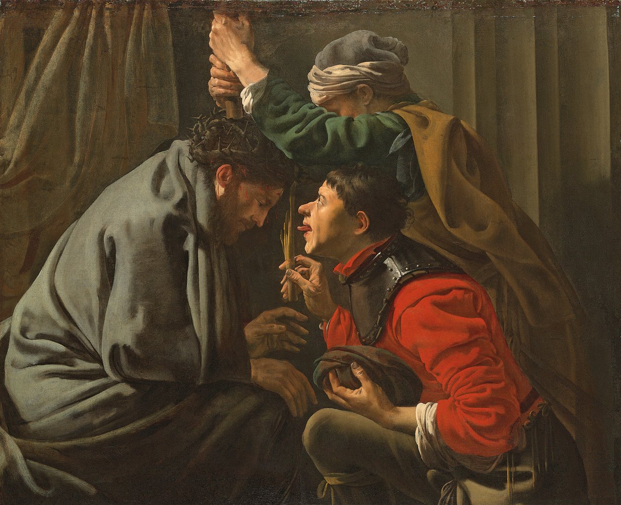 Törnkronan och Kristus hån av Hendrick ter Brugghen