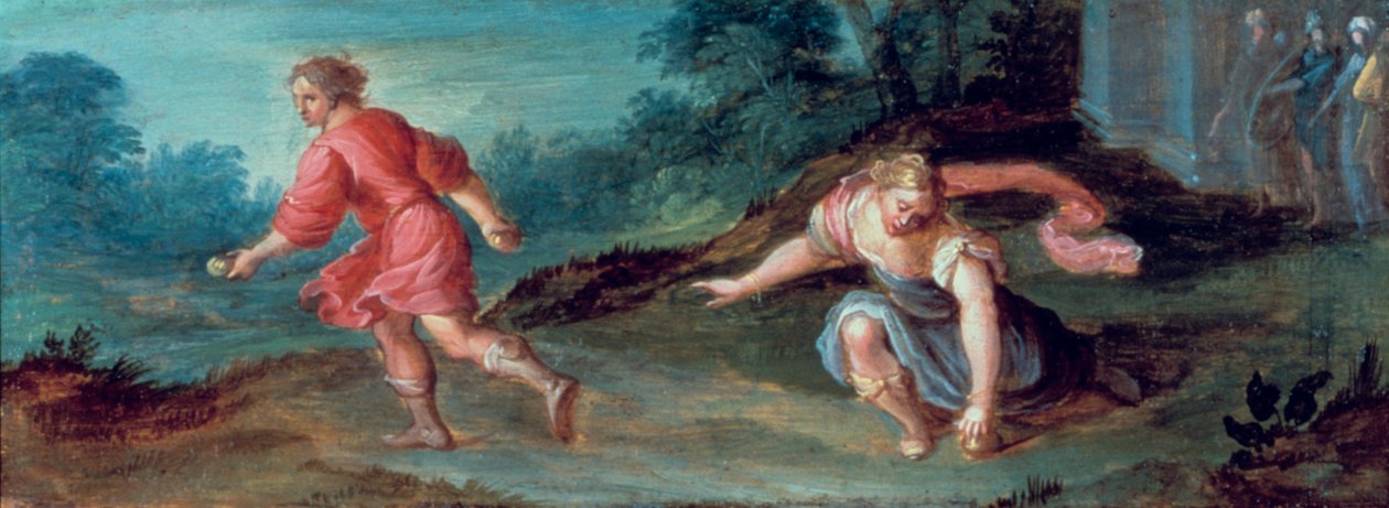 Atalanta och de gyllene äpplena, c1619. av Hendrick van Balen