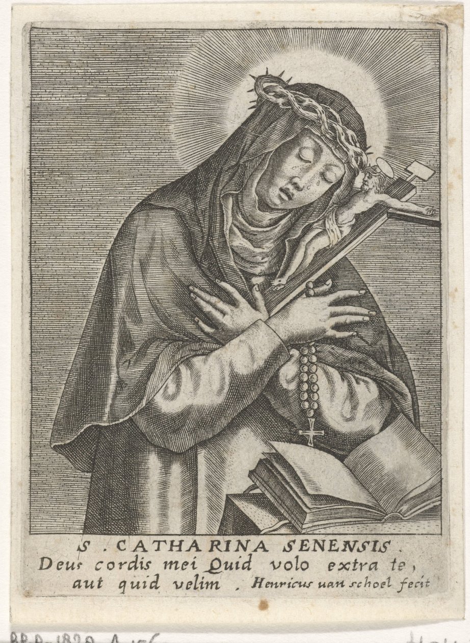 Sankta Katarina av Siena av Hendrick van Schoel