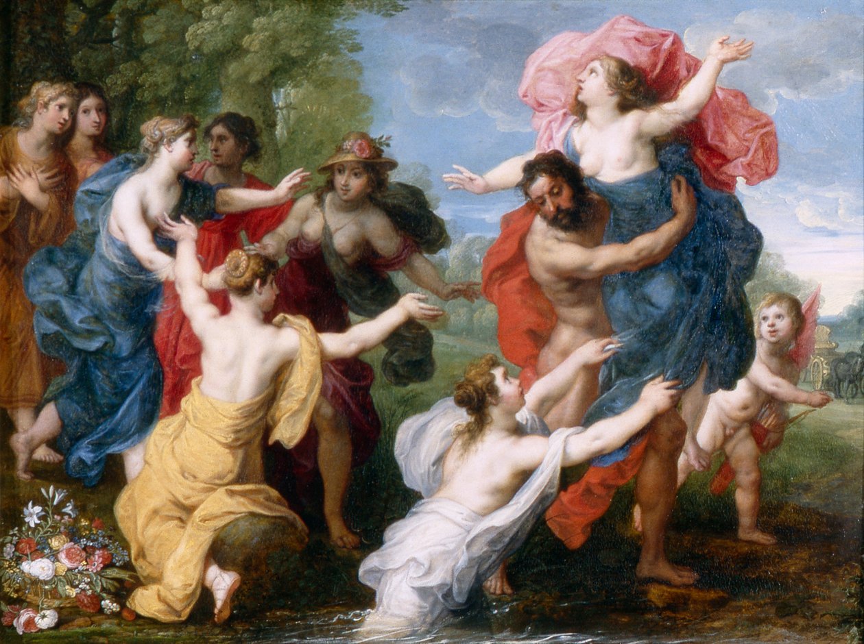 Pluto och Persefone, ca 1610 (olja på pannå) av Hendrick van and Brueghel Jan (1568 1625) Balen