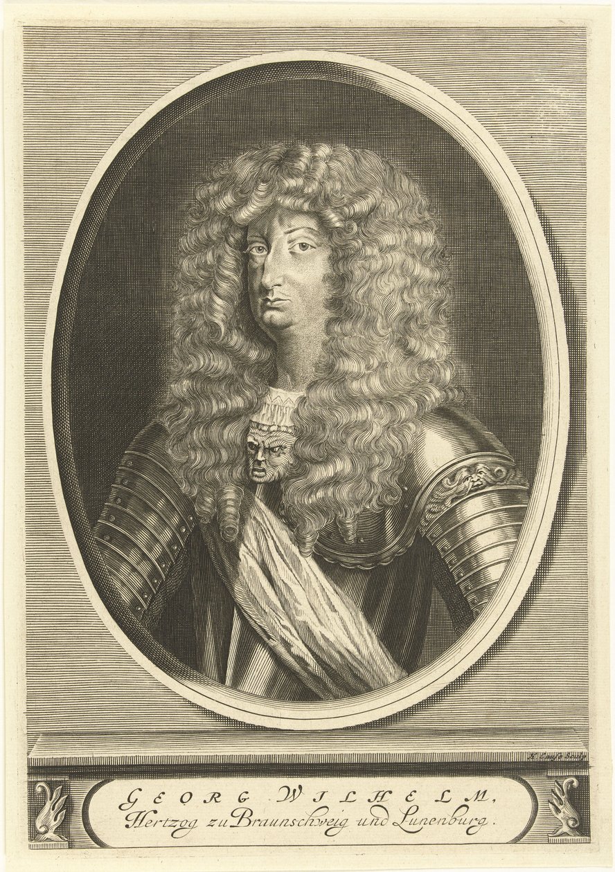 Porträtt av George William, hertig av Brunswick-Lüneburg av Hendrik Causé