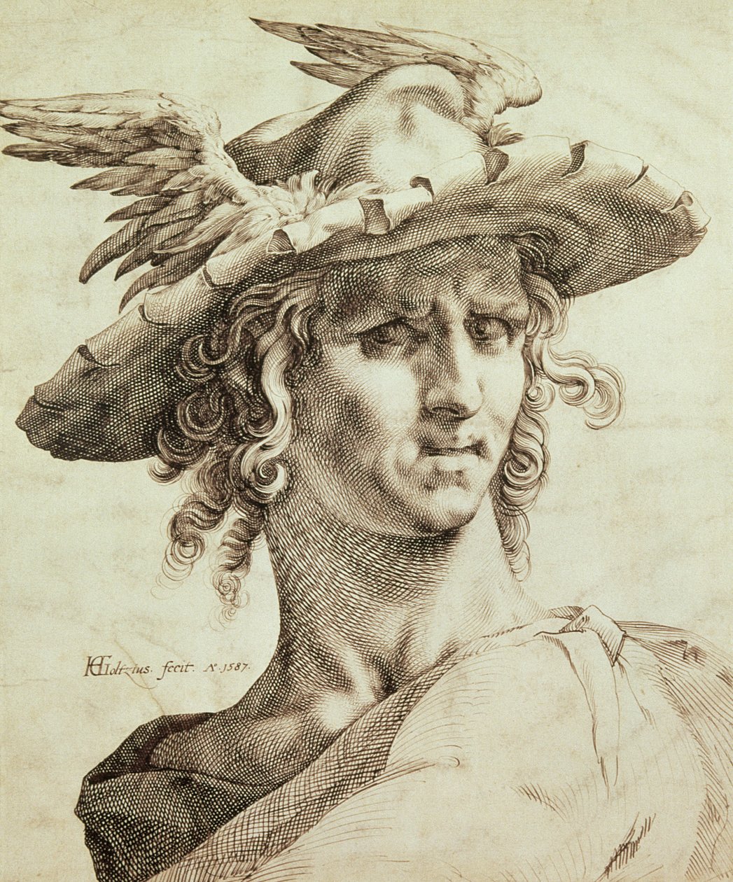 Merkurius (penna) av Hendrik Goltzius