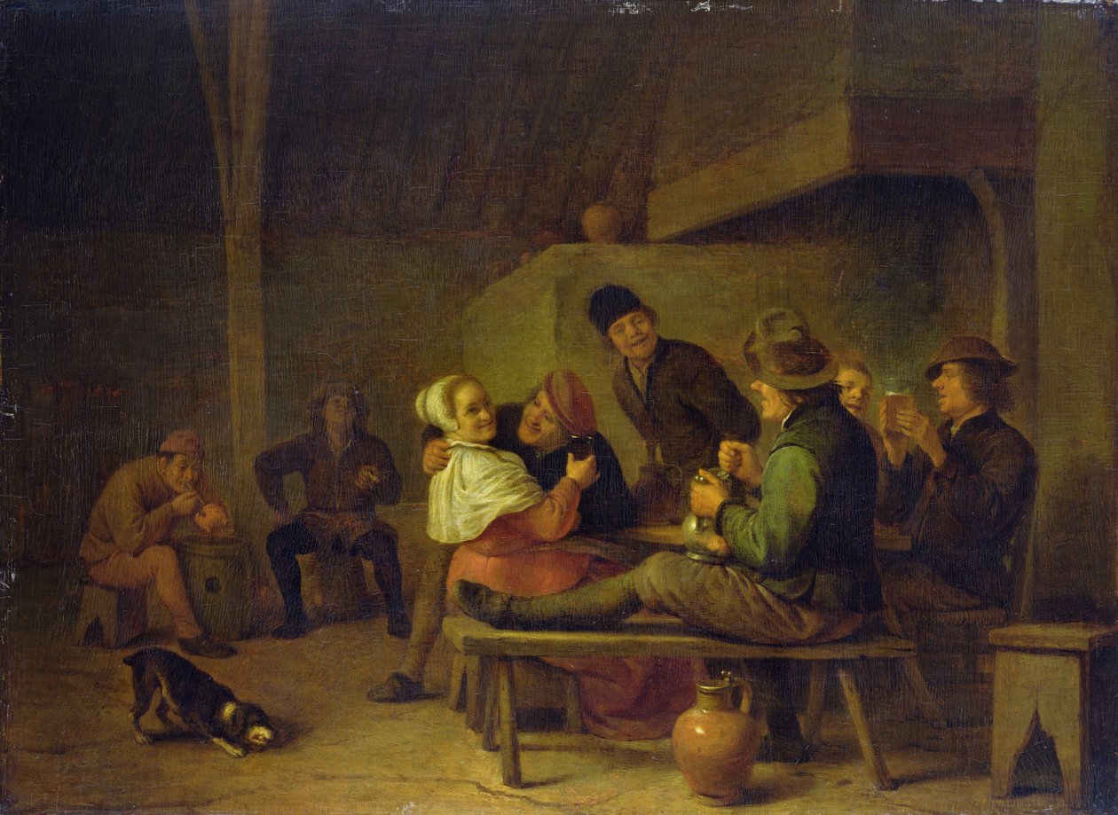 Carousing Farmers av Hendrik Martensz Sorgh