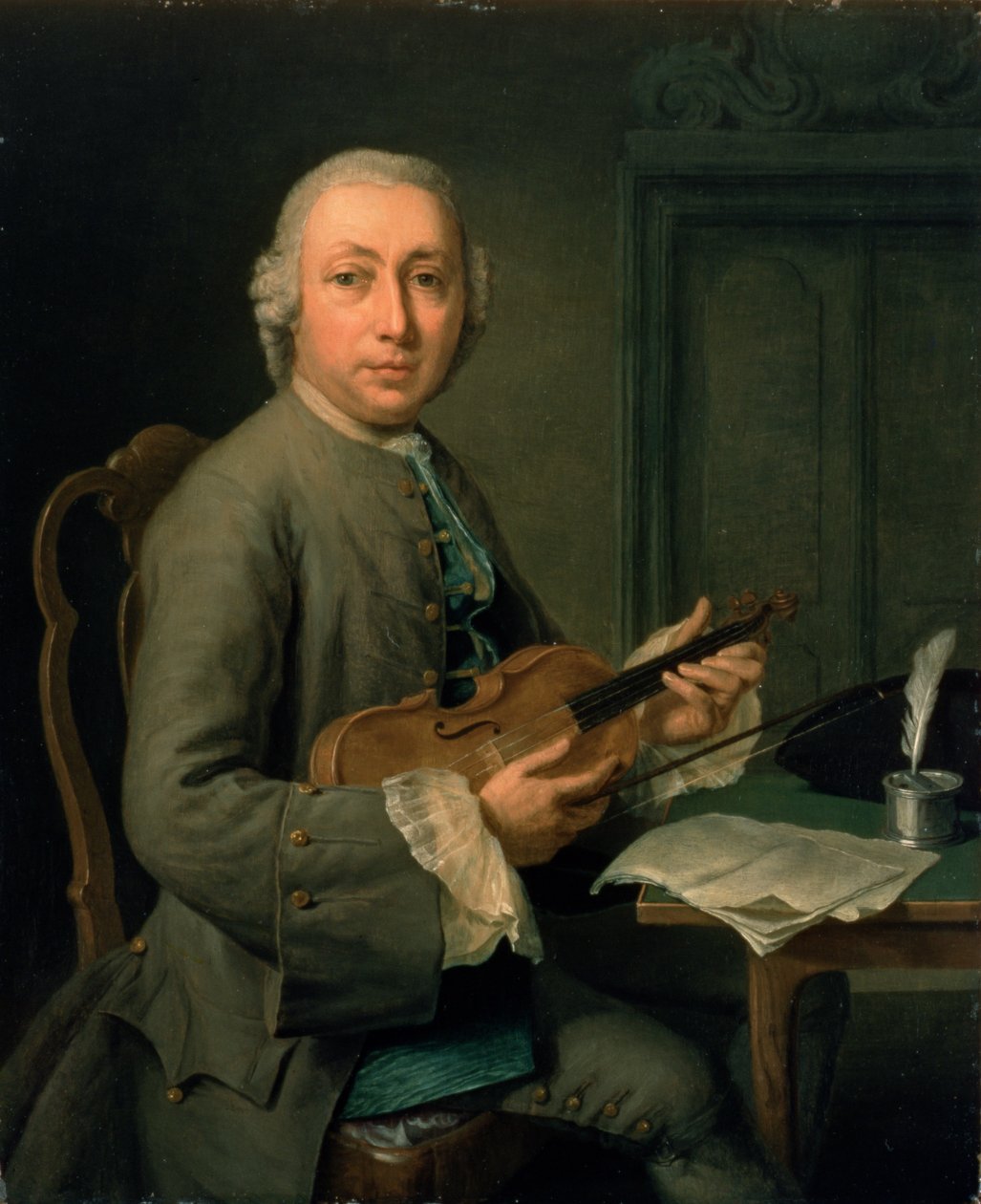 Man med en fiol av Hendrik Pothoven