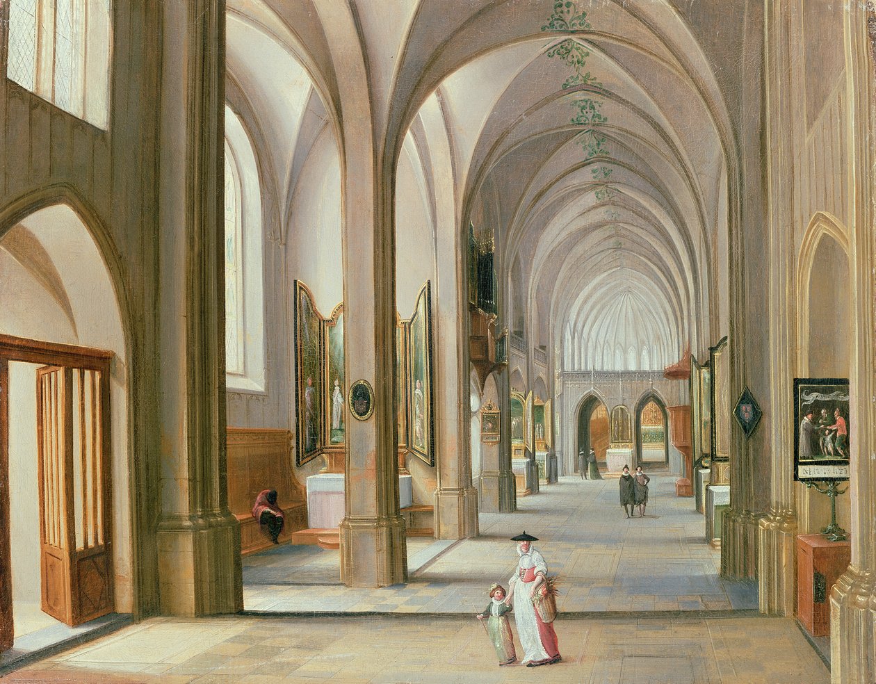 Kyrkans interiör av Hendrik van Steenwyck