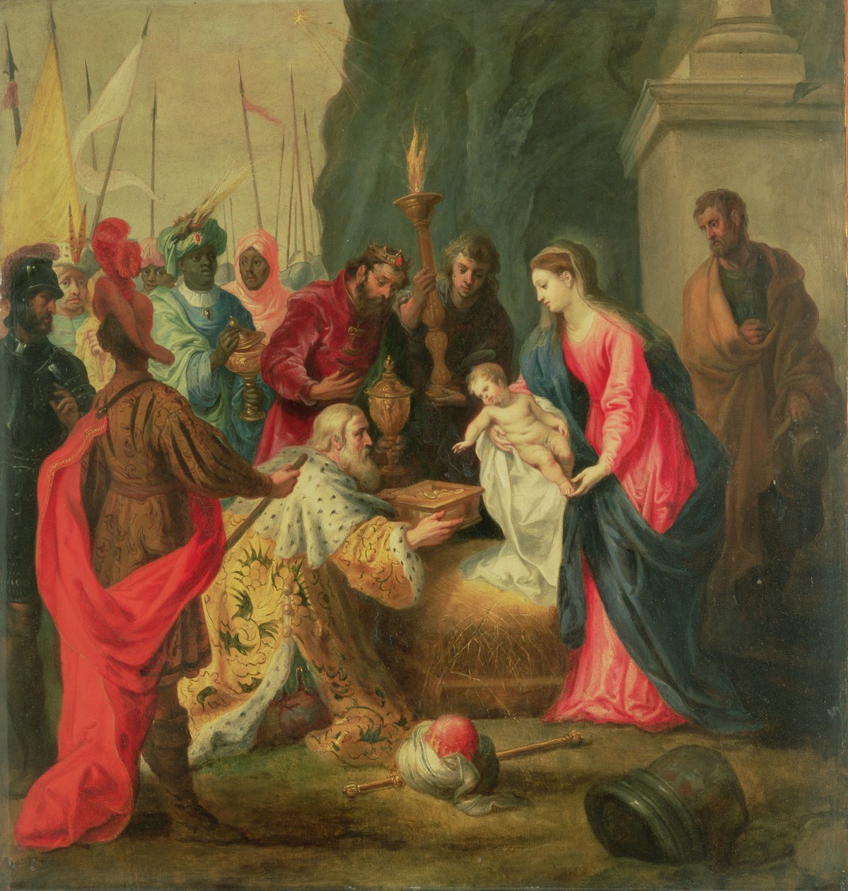 De tre konungarnas tillbedjan av Hendrik van the Elder Balen