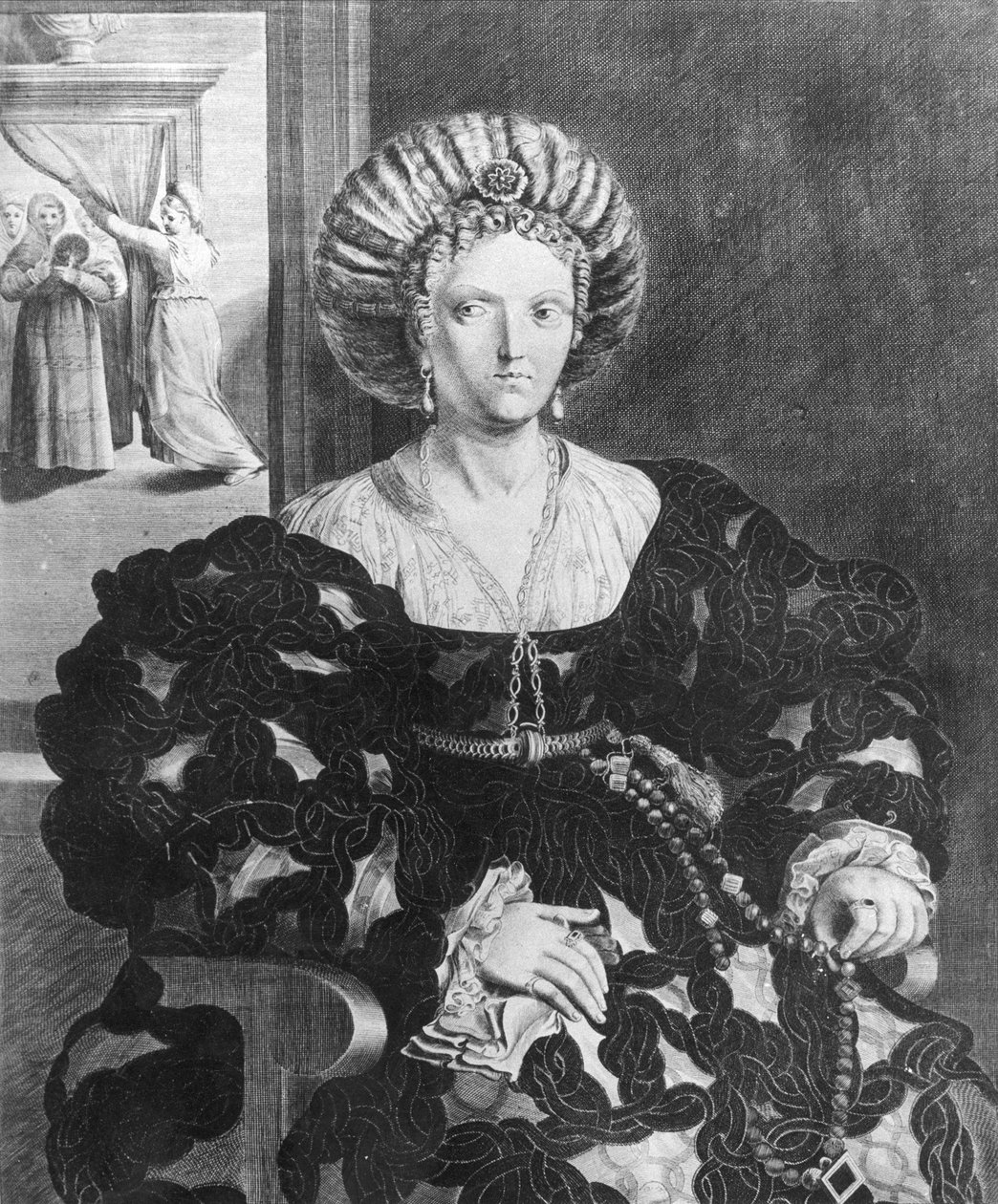 Porträtt av Lucrezia Borgia (1480-1519) av Hendrik van the Elder Balen