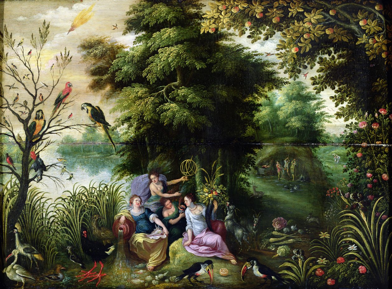 De fyra elementen av Hendrik van the Elder Balen