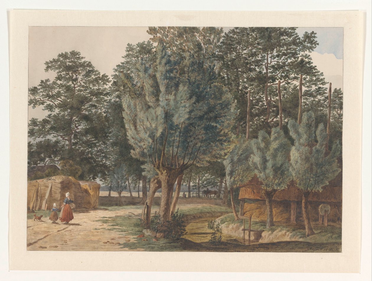 På gården Houdringe nära De Bilt av Hendrik Abraham Klinkhamer