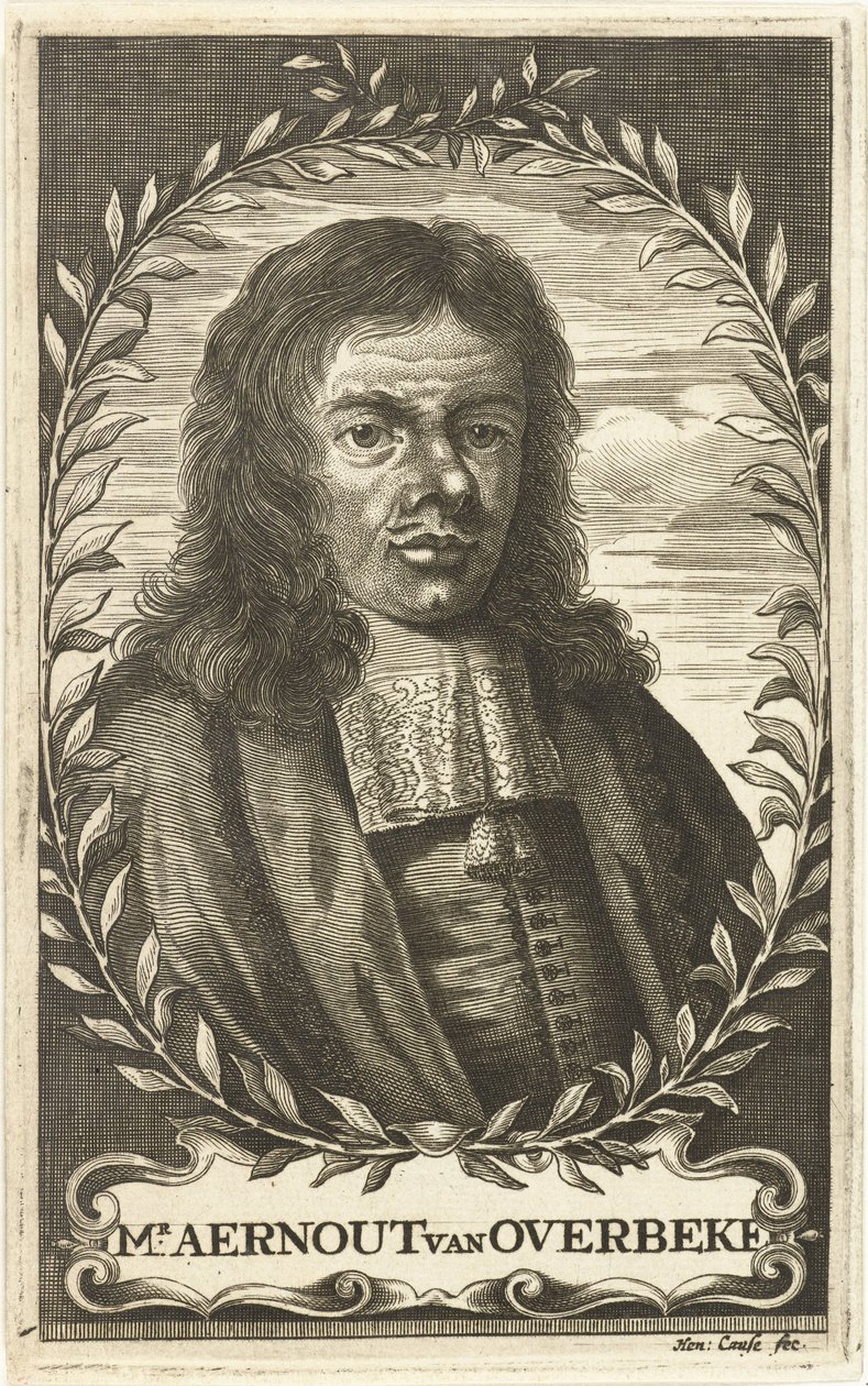 Porträtt av Aernout van Overbeke av Hendrik Causé