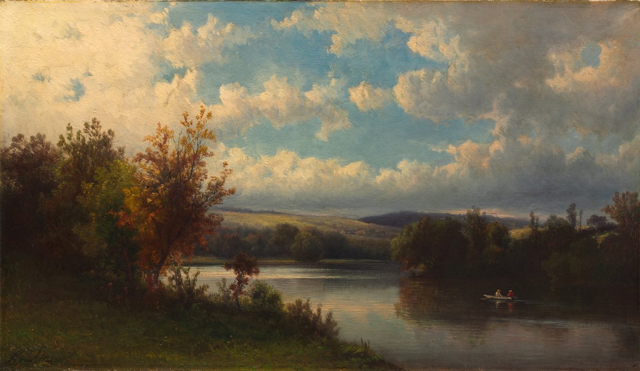 Landskap nära Granby, Connecticut, ca 1870 (olja på duk) av Hendrik Dirk Kruseman van Elten
