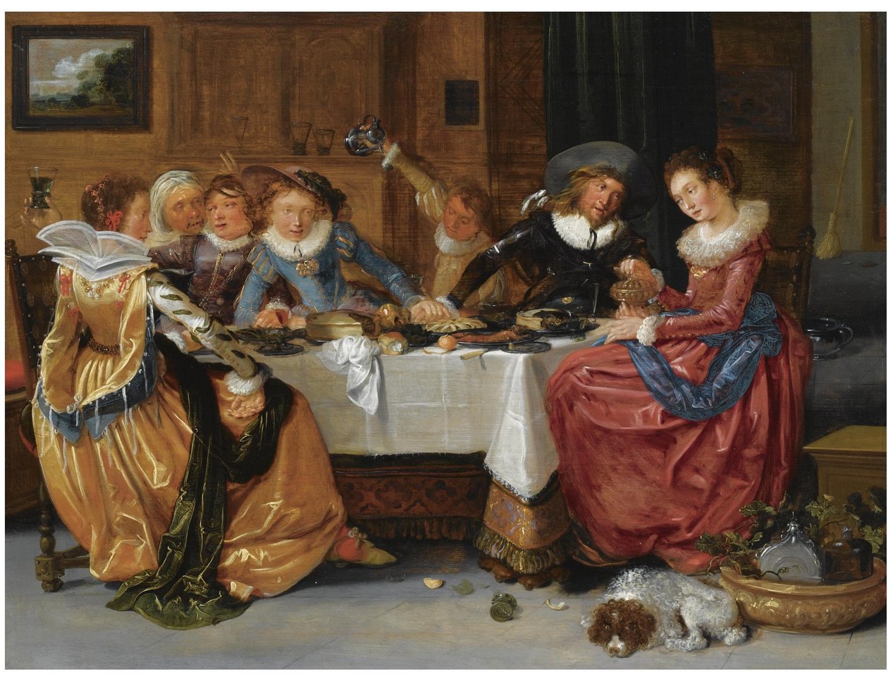Merry Company av Hendrik Gerritsz Pot