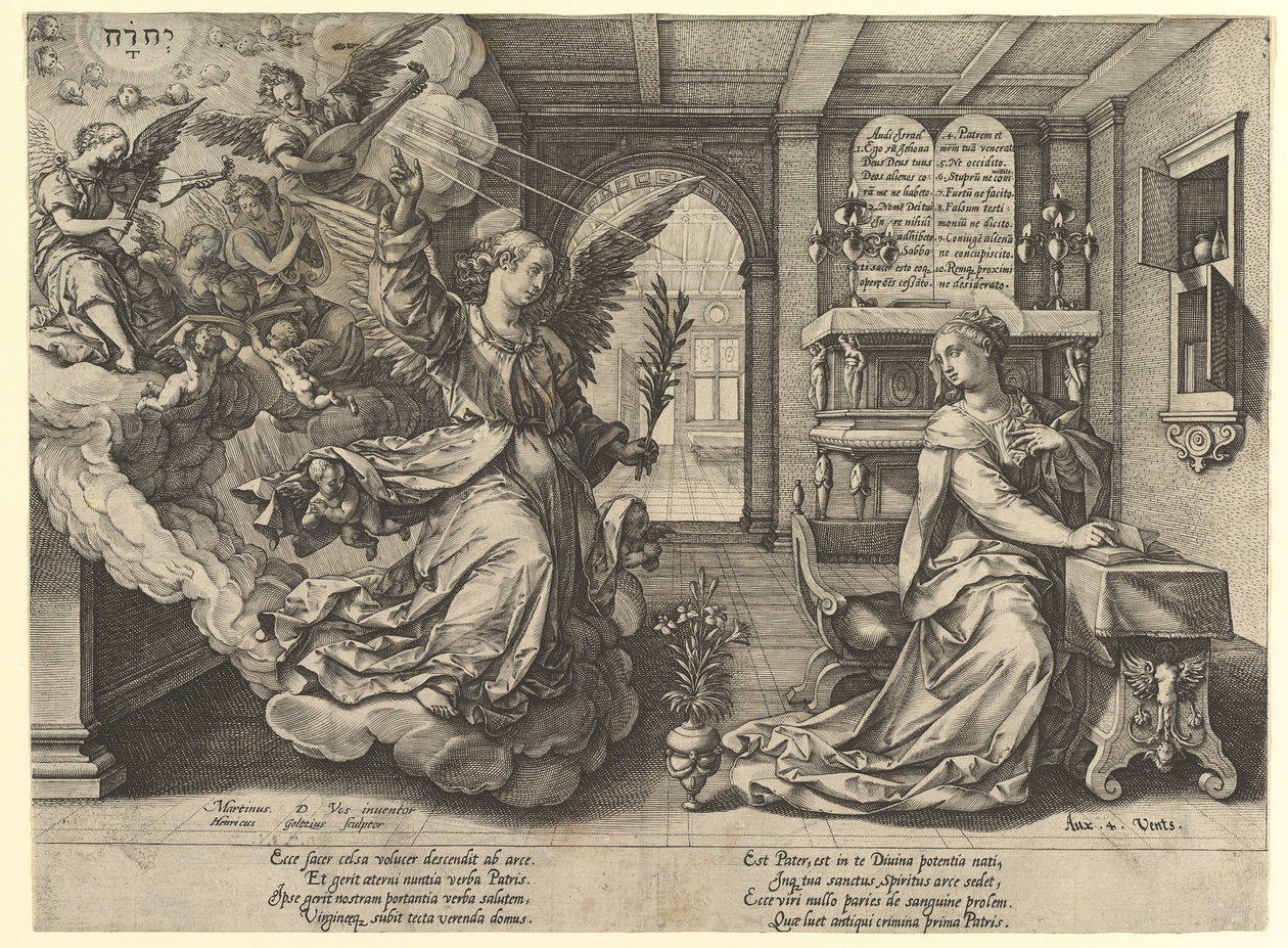 Kungörelse, 1594. av Hendrik Goltzius