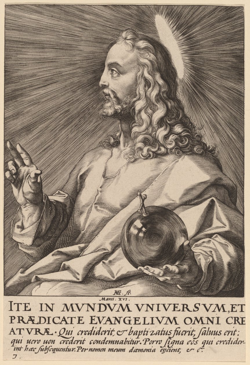 Före Kristus oss Salvatore av Hendrik Goltzius
