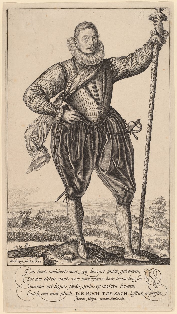 Gerrit de Young av Hendrik Goltzius