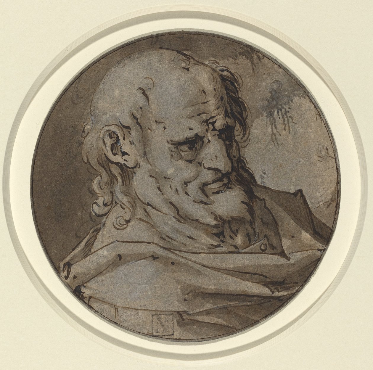 Chef för en apostel av Hendrik Goltzius