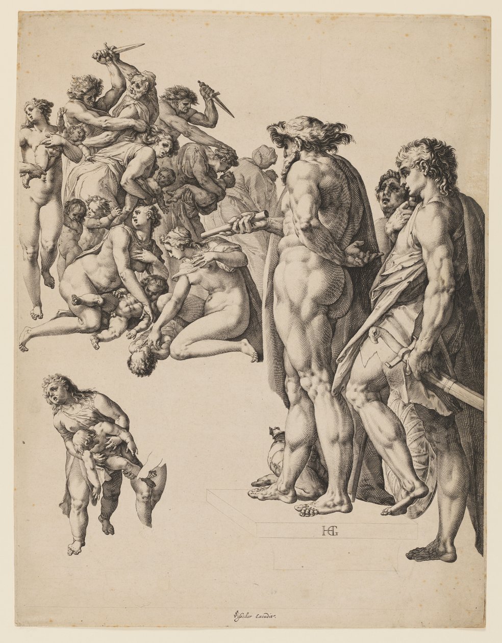 Massaker av de oskyldiga av Hendrik Goltzius