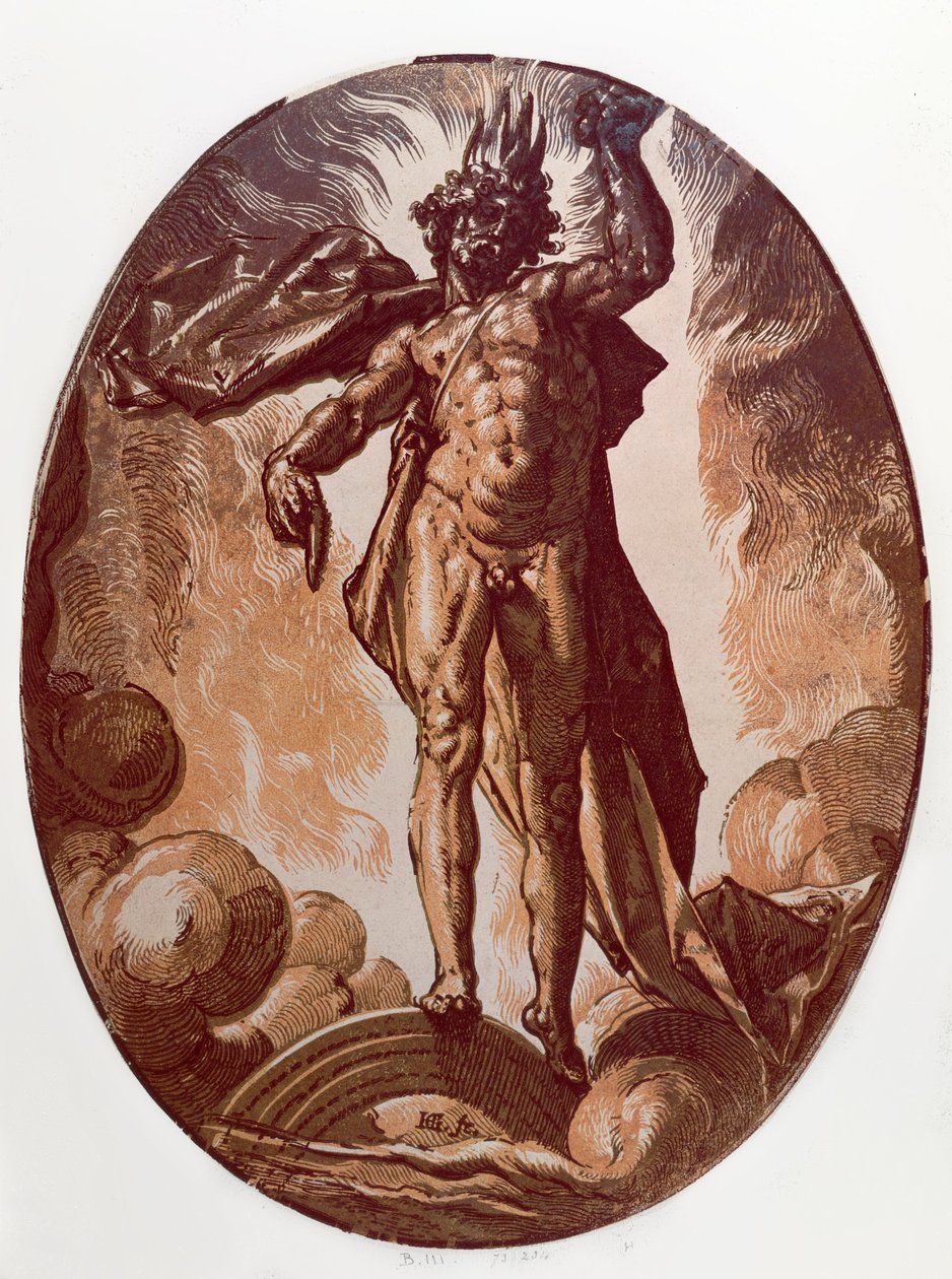 Pluto (träsnitt) av Hendrik Goltzius
