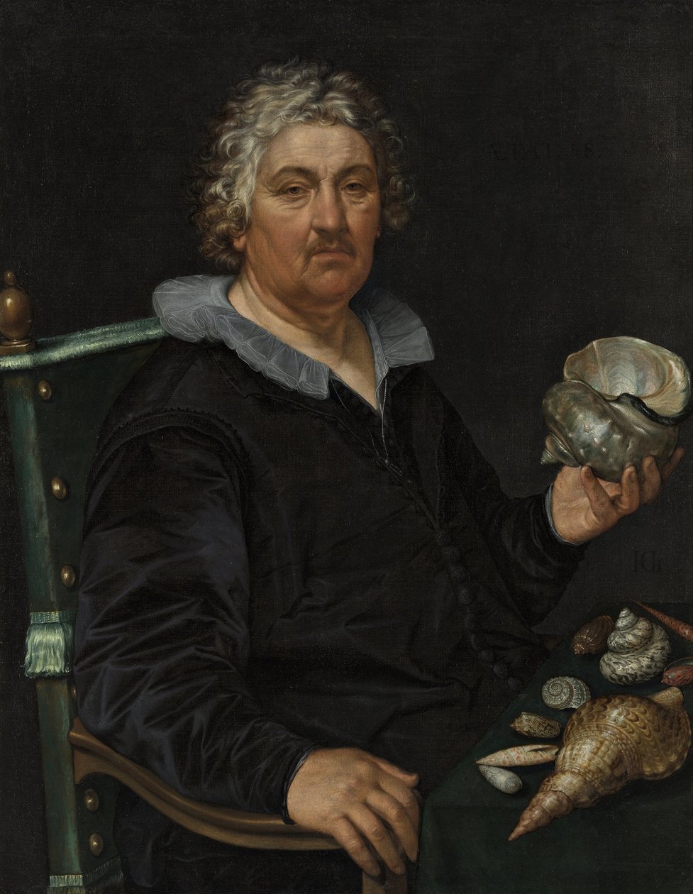 Porträtt av Jan Govertsz. van der Aer (-1612) av Hendrik Goltzius