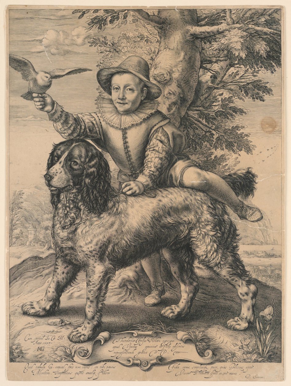 Hunden av Goltzius av Hendrik Goltzius