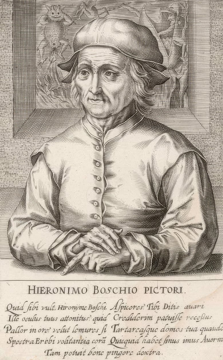 HIEROMO BOSCHIO PICTORI (...) av Hendrik I Hondius