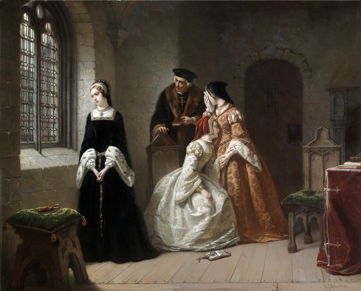 Lady Jane Grey, ca 1845-1907 (olja på duk) av Hendrik Jacobus Scholten