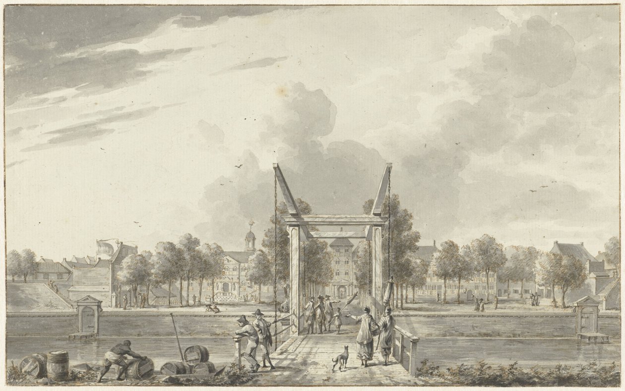 Landshövdingens hus i Batavia av Hendrik Kobell