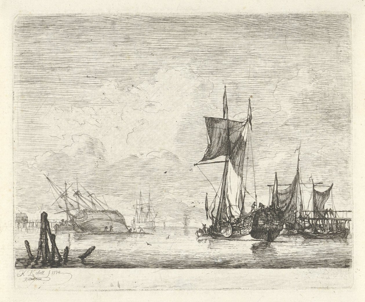 flod vy av Hendrik Kobell