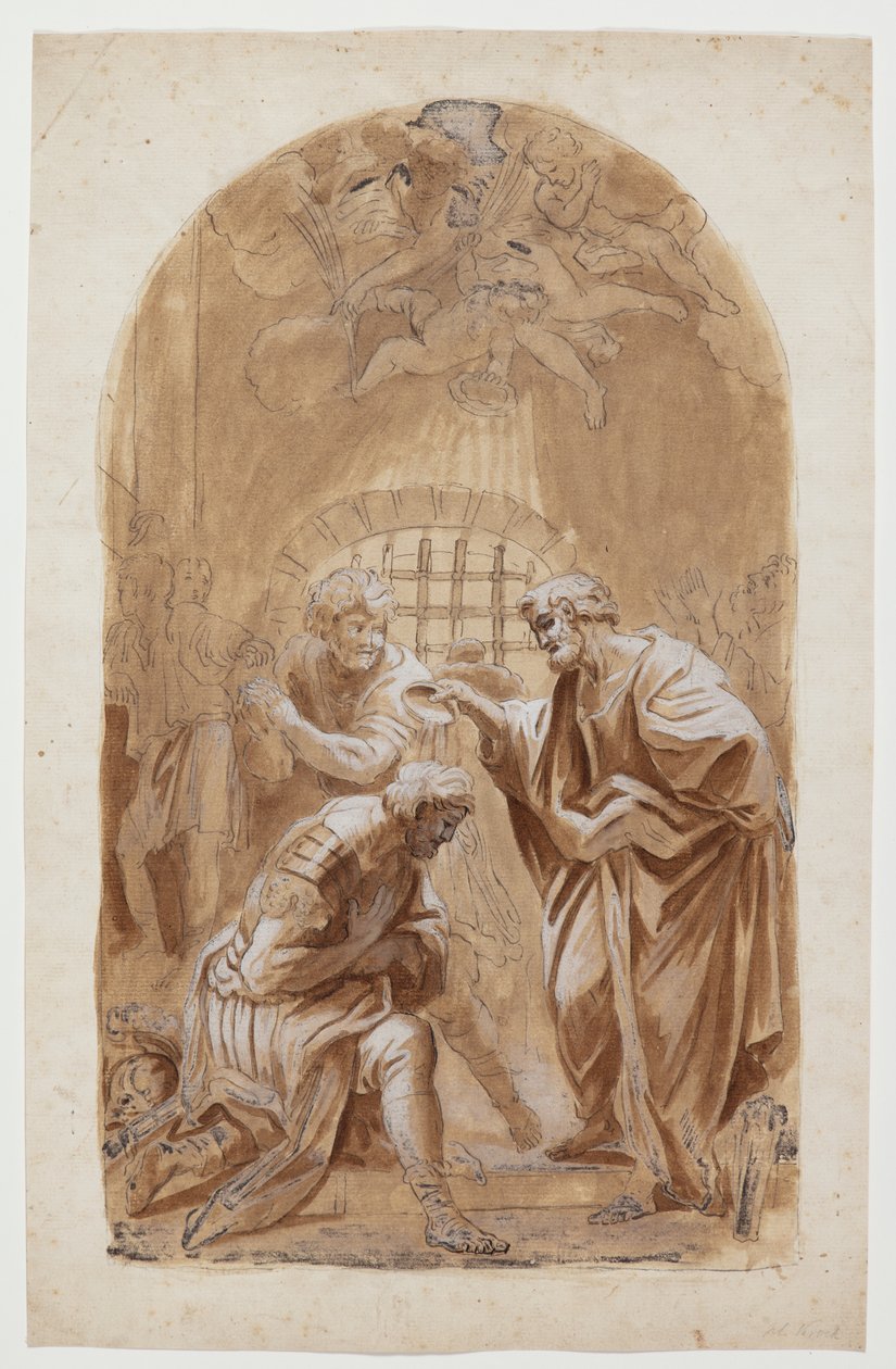 S. Peter döper S. Processus och S. Martianus av Hendrik Krock