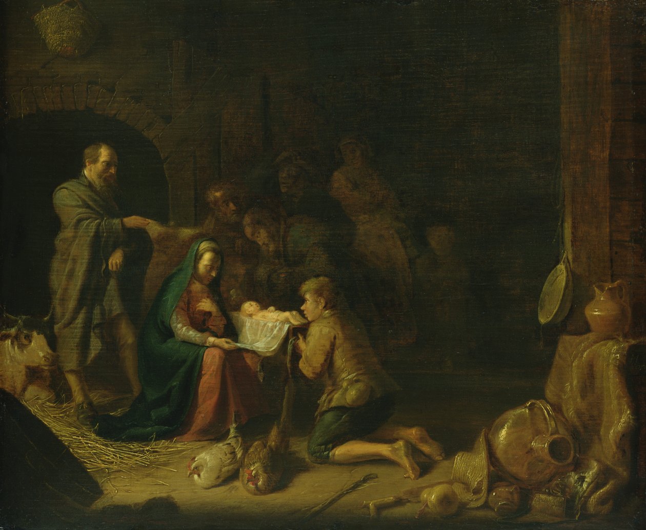 Tillbedjan av herdarna av Hendrik Martensz Sorgh