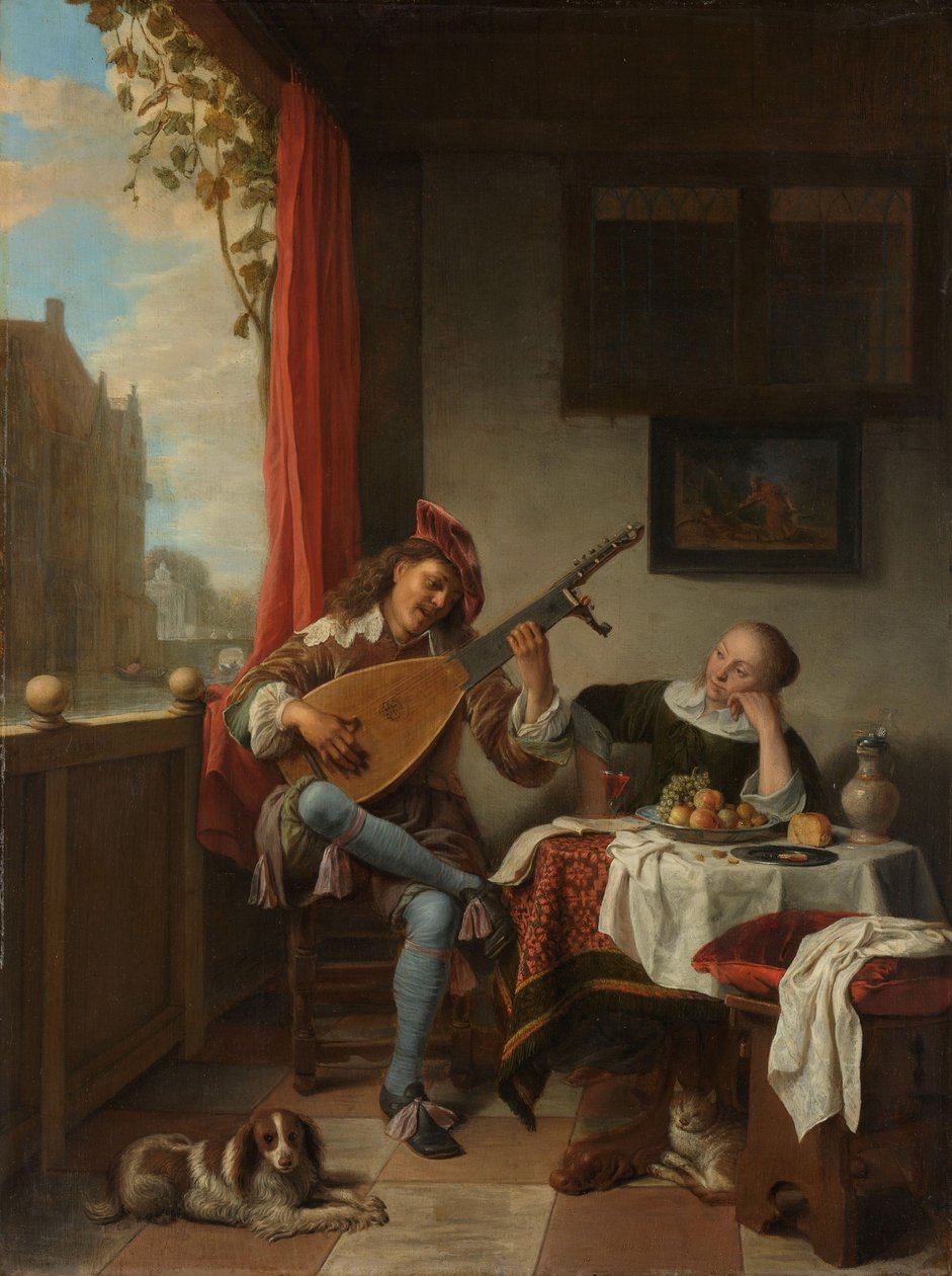 Lutspelaren av Hendrik Martensz Sorgh