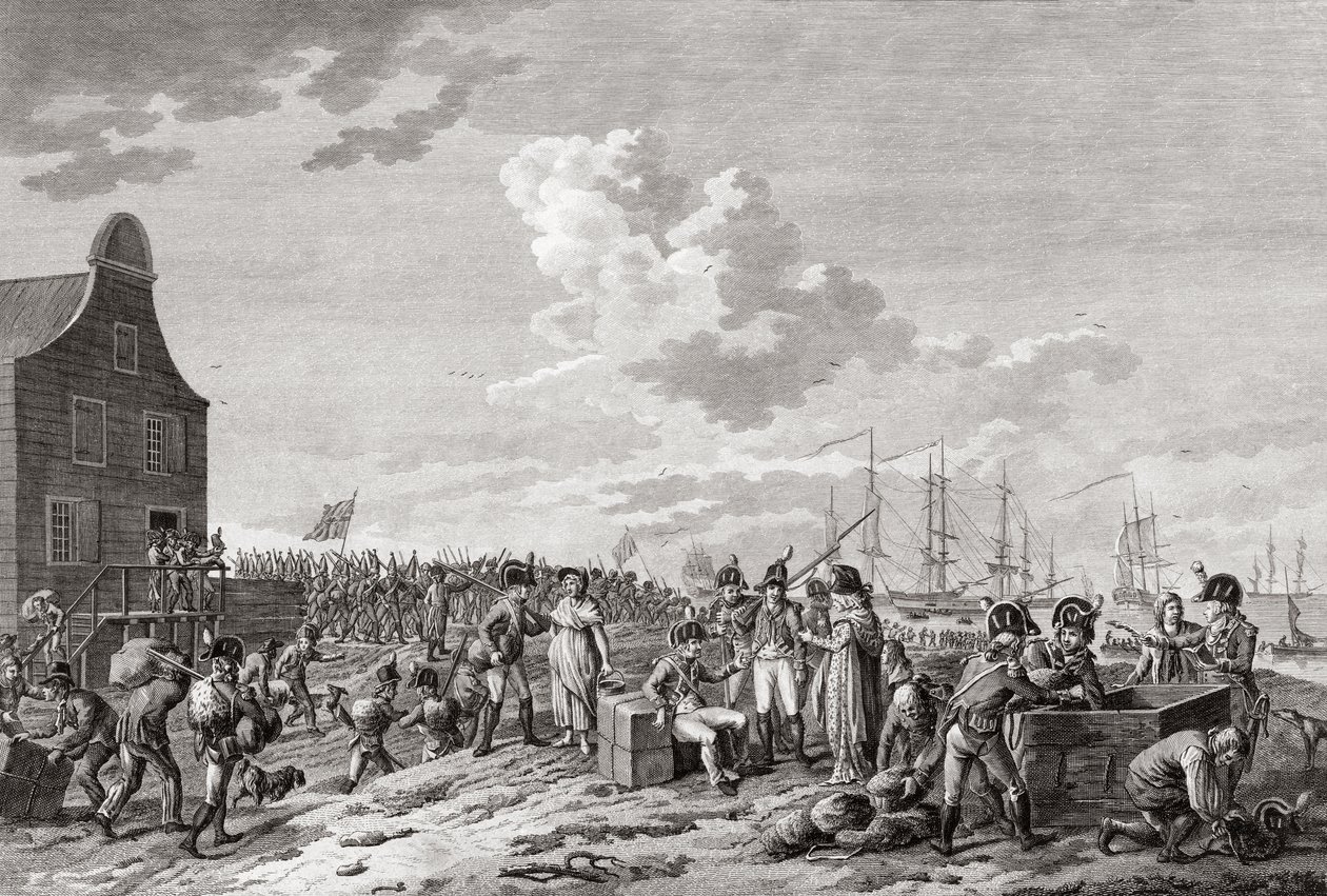 Utträde från Den Helder av Hendrik Roosing