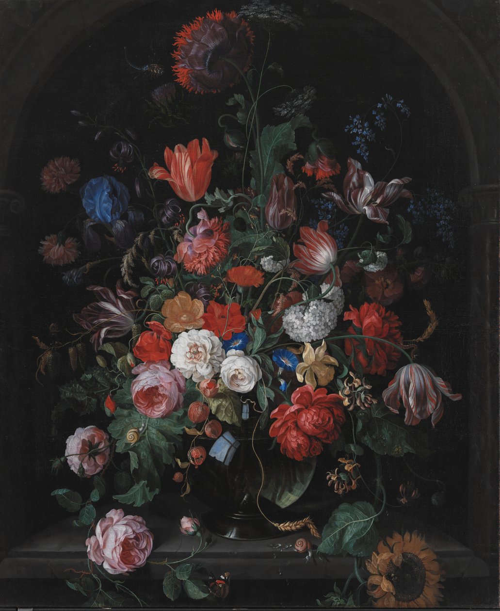 Blomma stycke av Hendrik Schoock