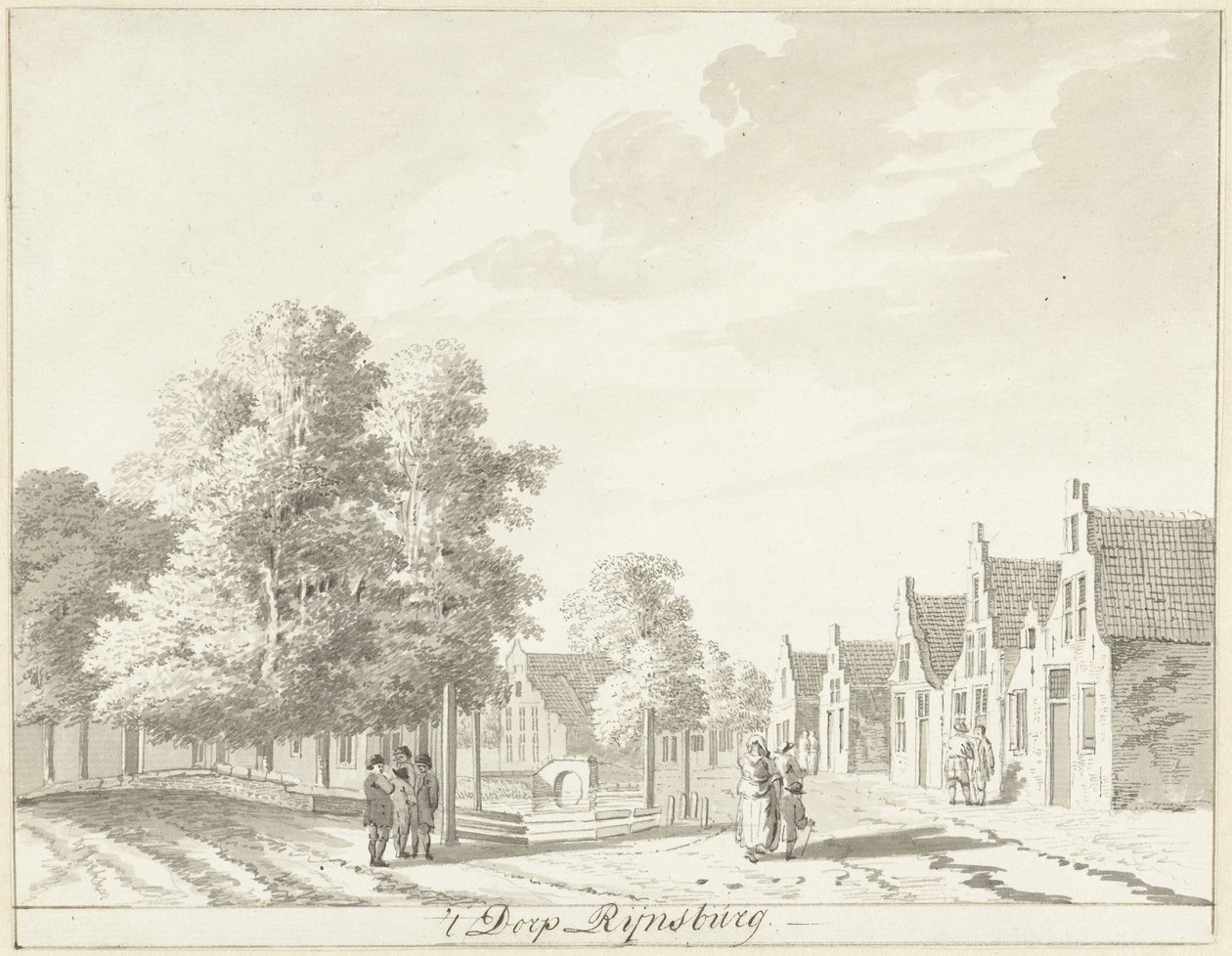 Byn Rijnsburg av Hendrik Tavenier