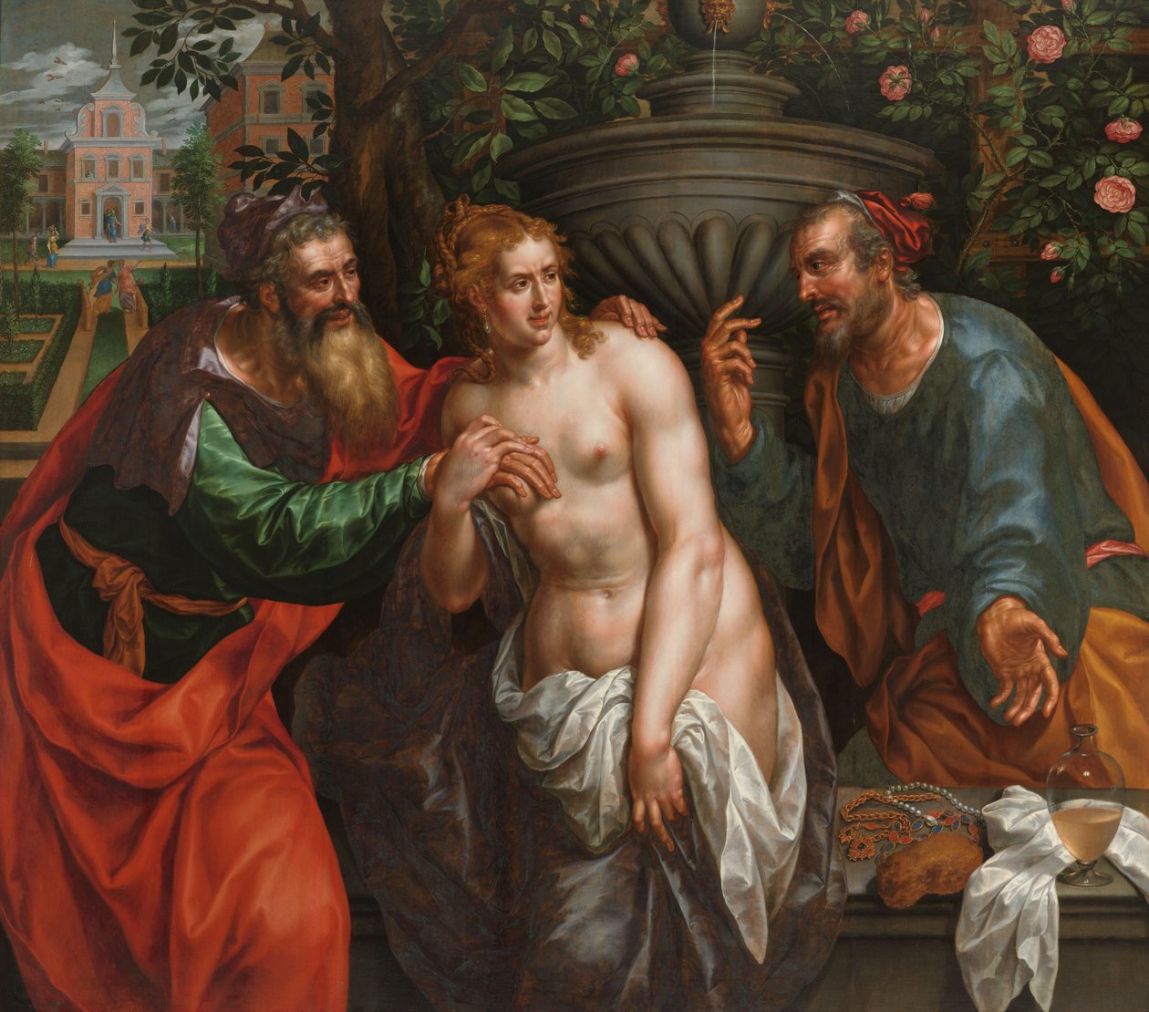 Susanna och de äldre av Hendrik de Clerck