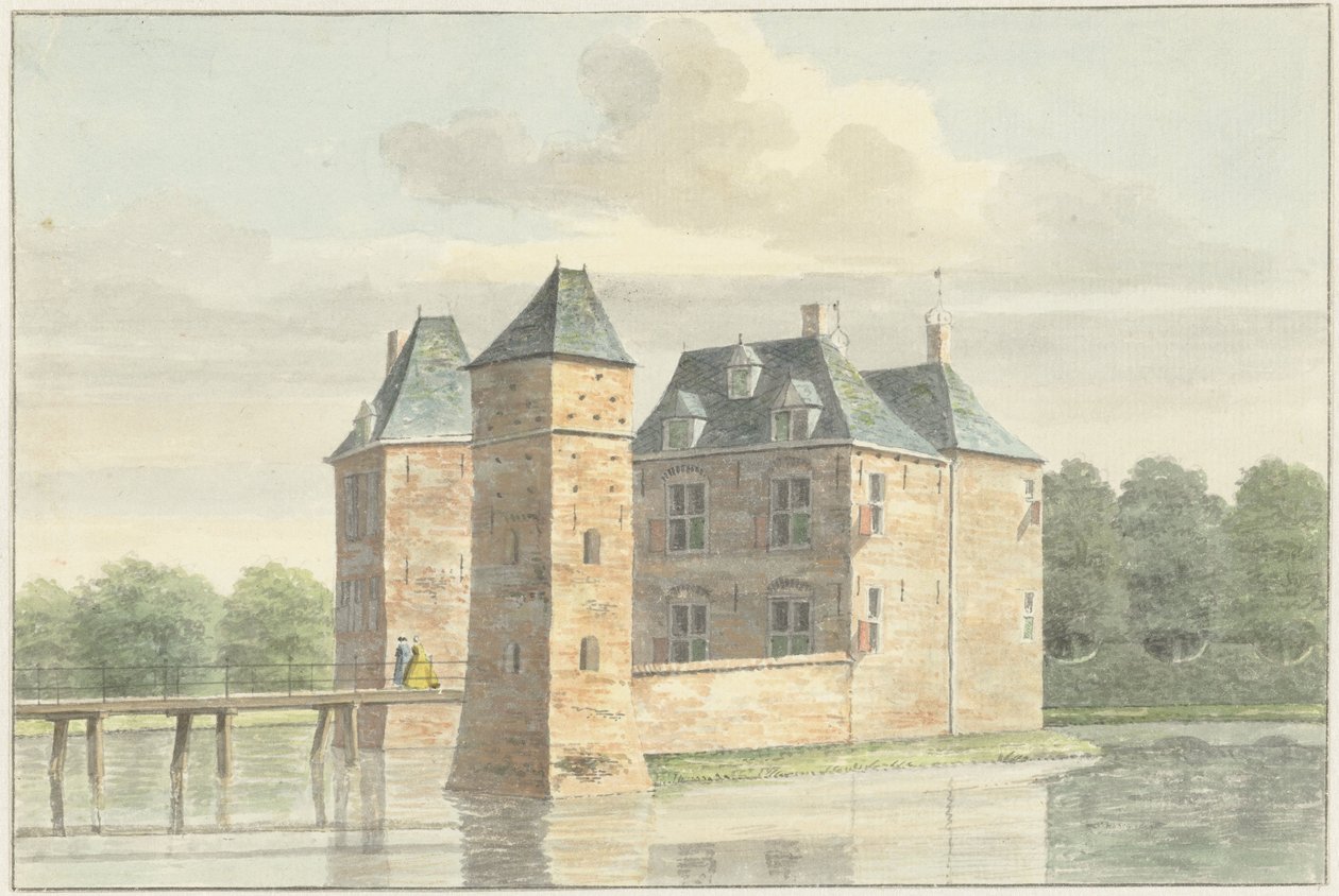 Moersbergens slott nära Doorn av Hendrik de Winter