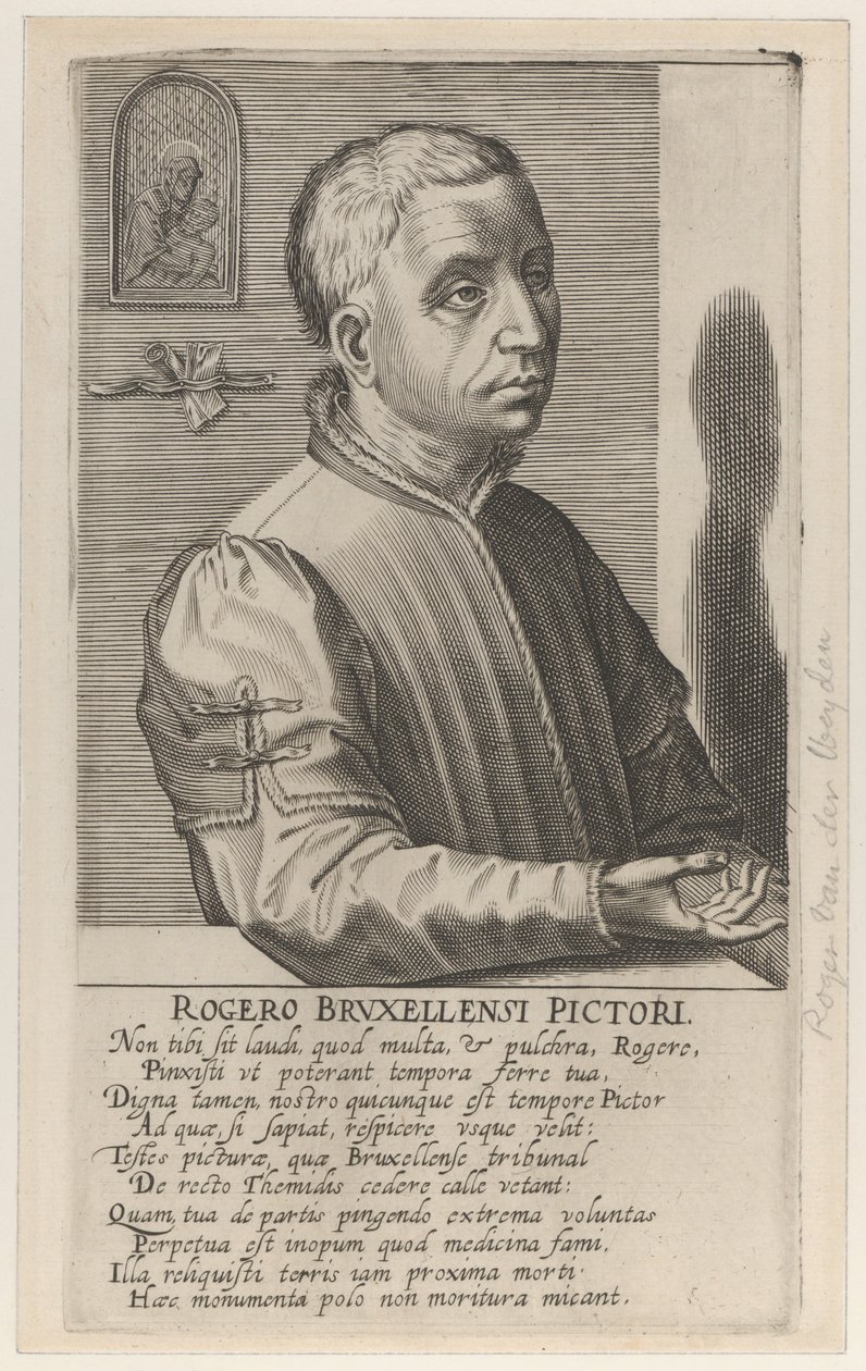 Roger van der Weyden den yngre, ca 1610 (gravyr) av Hendrik the Elder Hondius