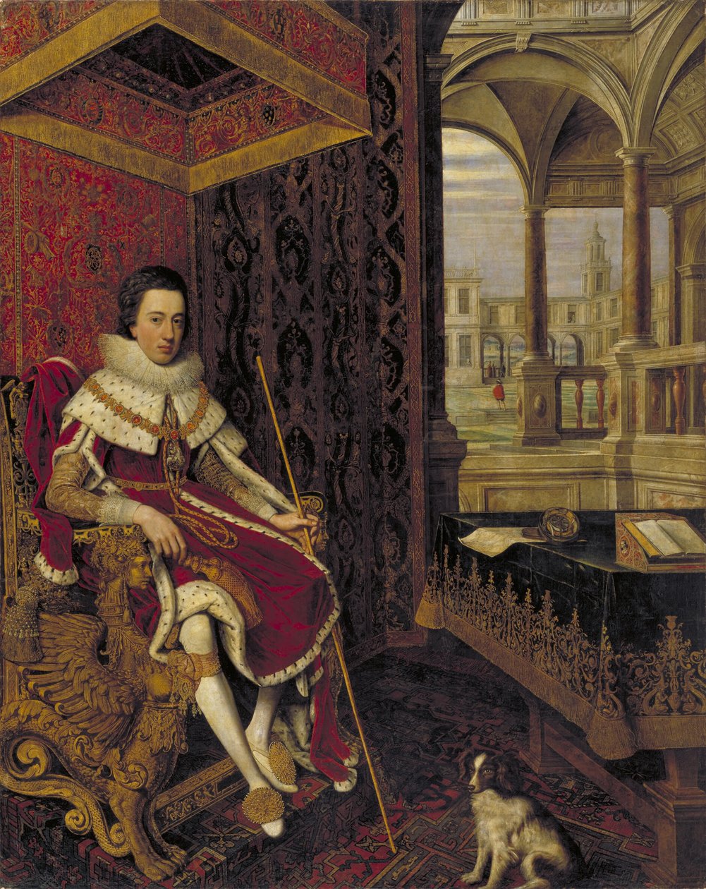 Charles I (1600-1649) när prins av Wales av Hendrik van II Steenwijck