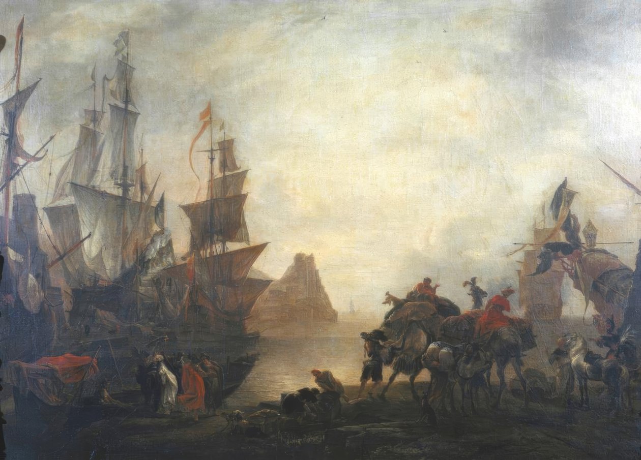 Orientalisk hamn av Hendrik van Minderhout