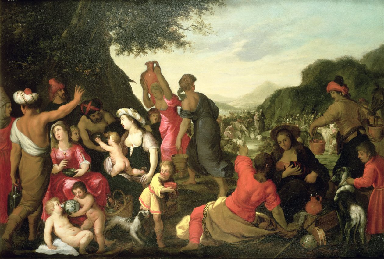 Israeliterna i öknen av Hendrik van the Elder Balen