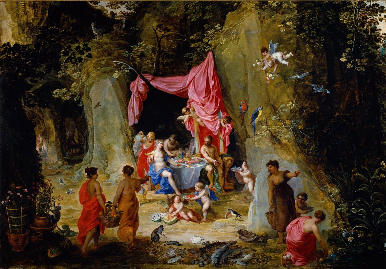 Ulysses och Calypso (målning av Hendrik van the Elder Balen